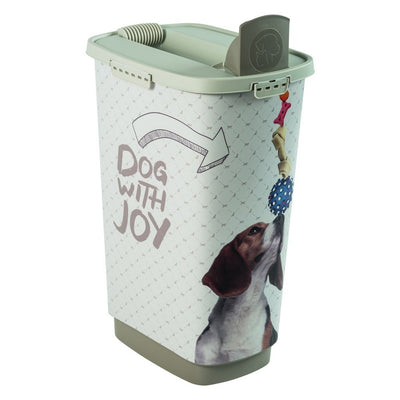 Rotho Rotho Cody Dog Pet Food Contener 50L Cappuccino Sand