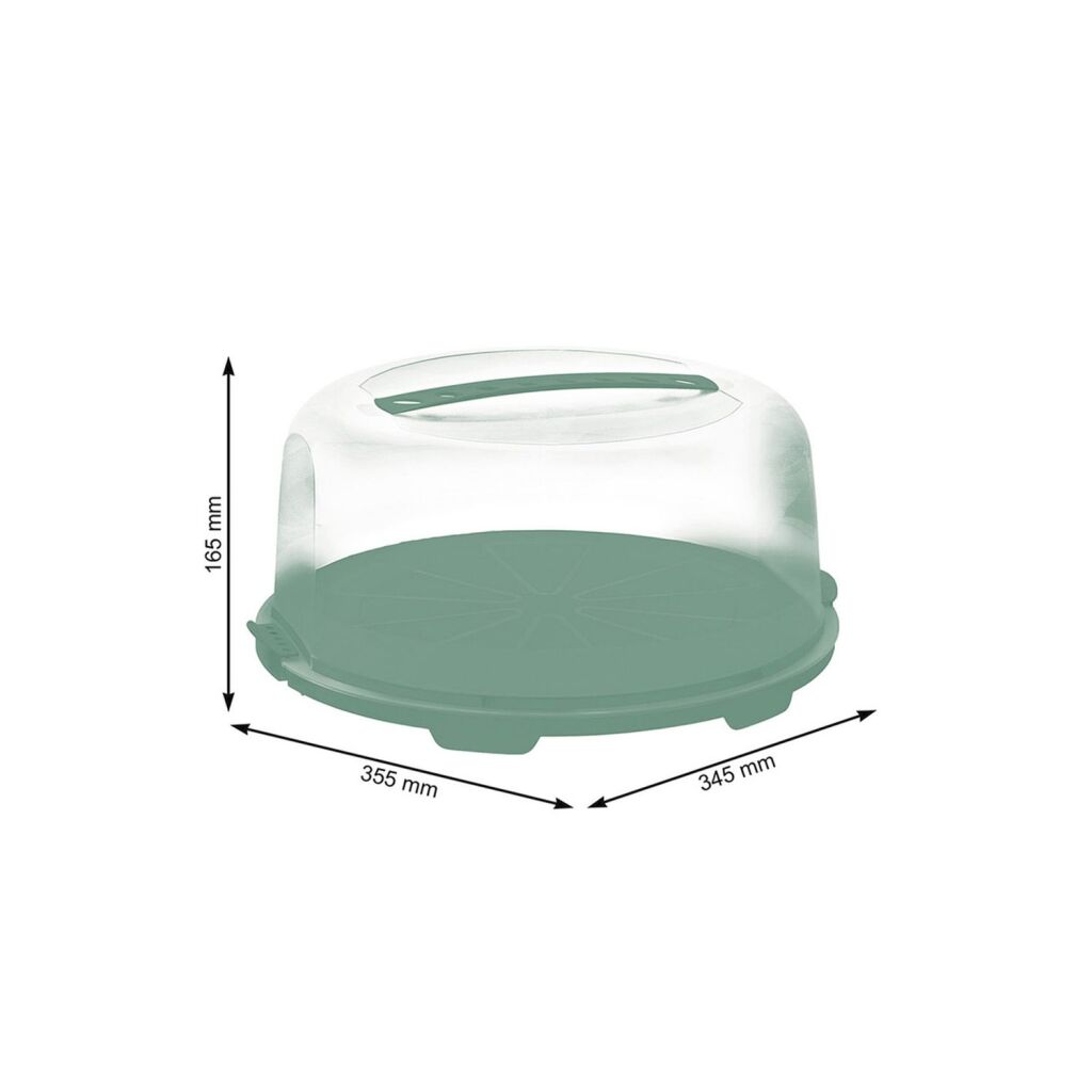 Rotho Rotho Fresh Cake Box Hoog Misteloe verde