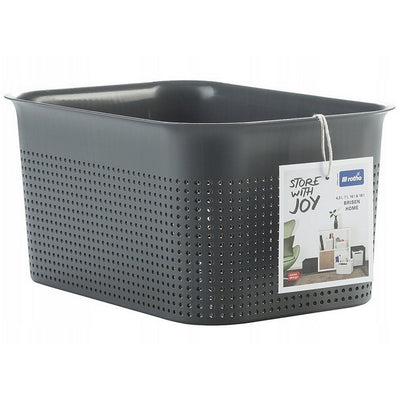 Cesta de almacenaje Rotho brisen 26,2x18x13 cm 4,5l antracita