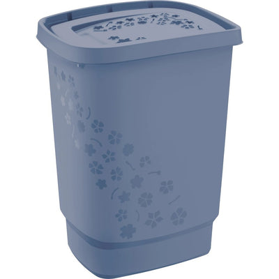 Rotho recogedor de ropa flores 44,7x34,7x60,5 cm 55l azul horizonte