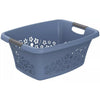 Portabiancheria Rotho Flowers 25l blu orizzonte