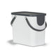 Rotho albula afvalscheiders - bpa vrij - 25l - wit