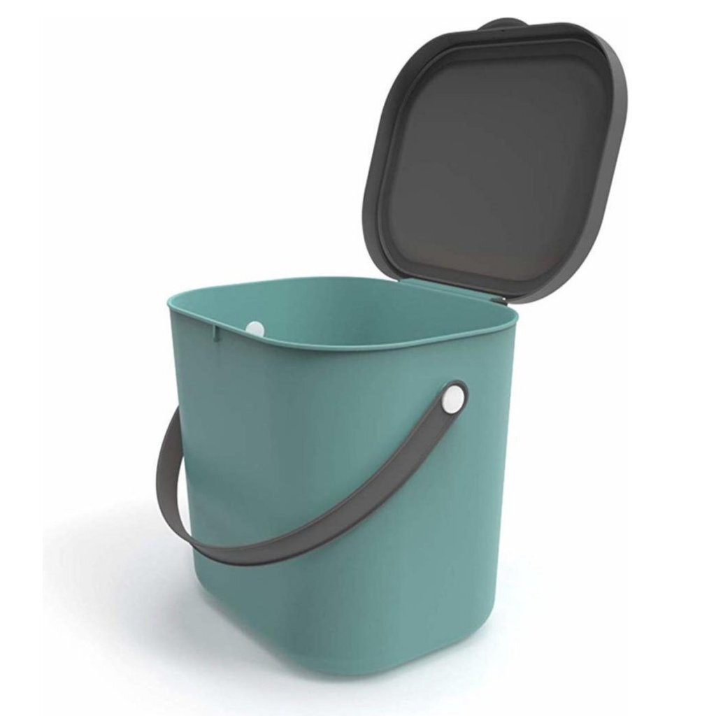 Rotho Bio Waste Bin 6 L Albula Green