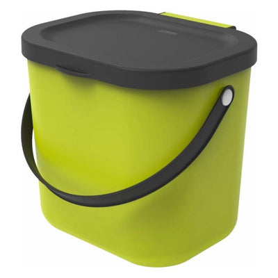 Pattumiera bio Rotho albula 23,5x20x20,8 cm 6l verde lime