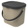 Rotho albula papelera bio 23,5x20x20,8 cm 6l capuchino