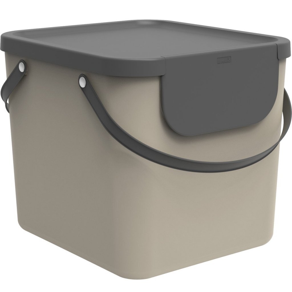 Separador de residuos Rotho albula 38,8x35,5x33,9 cm 40l capuchino