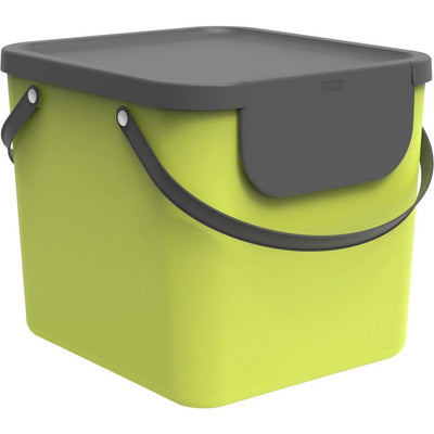 Rotho albula waste separator 38.8x35.5x33.9 cm 40l lime green