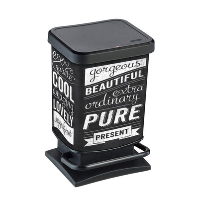 Rotho Rotho Paso Pedal bin Hipster 20l Black