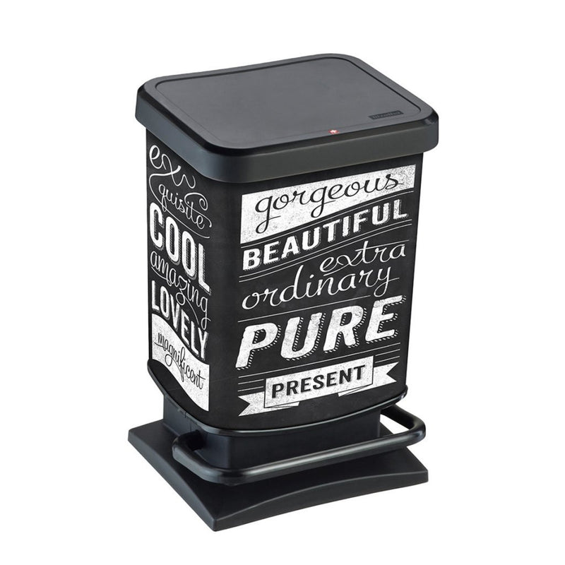 Rotho Rotho Paso Pedal Bin Hipster 20L Negro