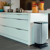 Rotho Rotho Paso Pedal Bin 40L Silver Metallic
