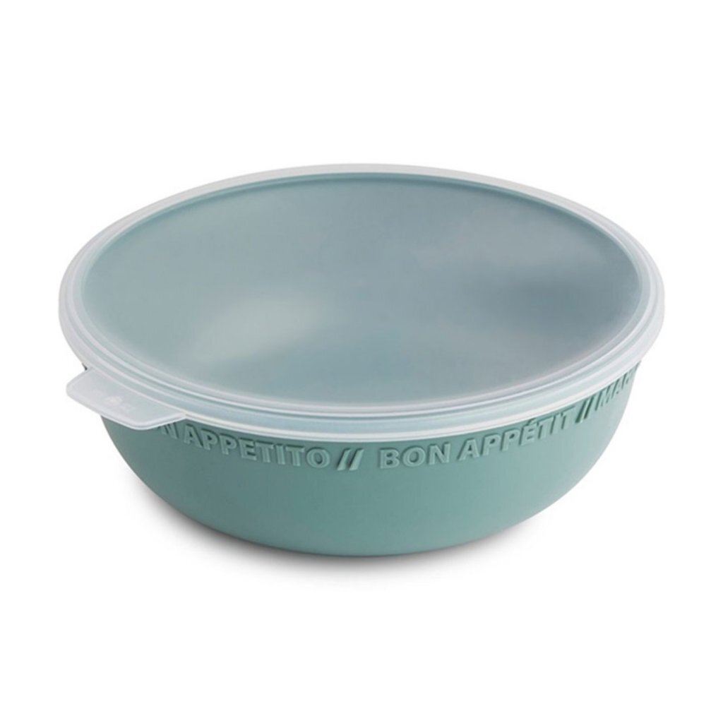 Rotho tresa ciotola + coperchio 1,02l verde vischio