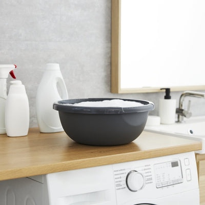 Rotho ciotola per piatti quotidiani rotonda 34x13,5 cm 6 l antracite