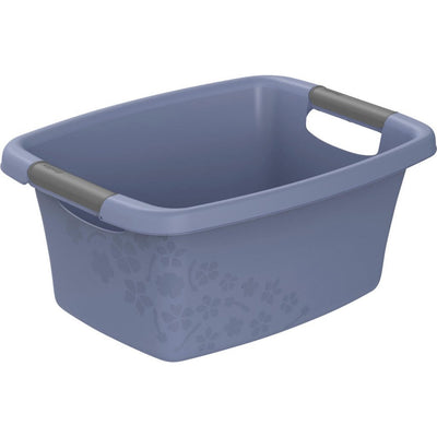 Portabiancheria Rotho Flowers 12l blu orizzonte