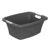 Cesto portabiancheria Rotho Flowers 25l antracite