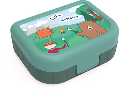 Rotho lunchbox to go memory kids 1l kids explorer boys