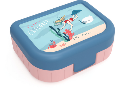 Rotho lunchbox to go memory kids 1l kids explorer girls