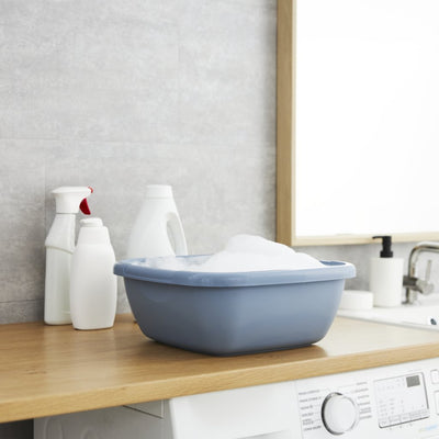 Rotho daily washing up sink 34x34cm 8l blue