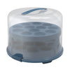 Rotho Rotho Fresho Cake Box XL + Portes de cupcake 35.5x34.5x26 CM Horizon Blue Transparent