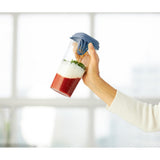 Rotho Shaker con pressa 1 L loft orizzonte blu - afbeelding 3