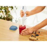 Rotho Shaker con pressa 1 L loft orizzonte blu - afbeelding 4