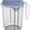 Rotho fresh mixbeker met spatdeksel 1,5l horizon blauw