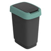 Rotho Rotho Twist Waste Bin 10L Misteloe Green Antracite