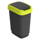 Rotho Rotho Twist Waste Bin 10l Lime Anthracite