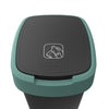 Rotho Rotho Twist Waste Bin 25l Mortletoe verde antracita