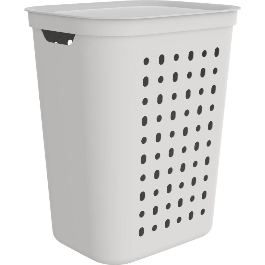 Rotho Jona Lavaundry Basket 55L White