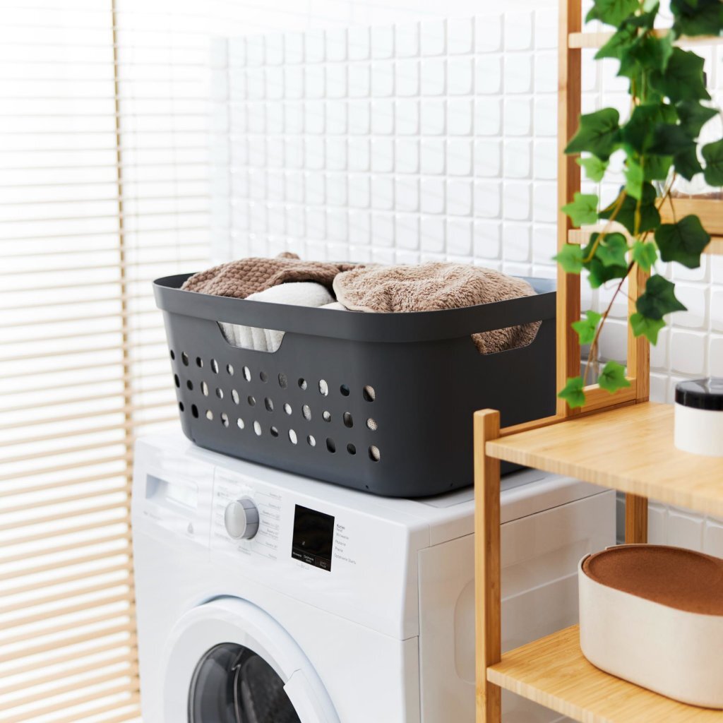 Rotho jona wasmand 39l antraciet