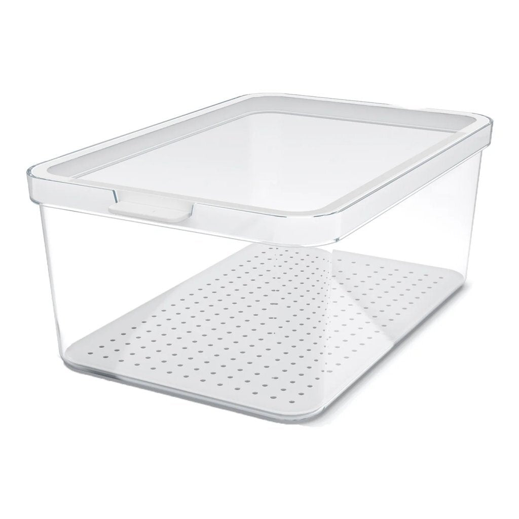 Organizer per frigorifero Rotho cauma 4,65l bianco trasparente