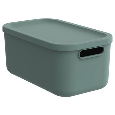 Rotho Decoration Storagebox Albula Light 12 L Misteloe verde