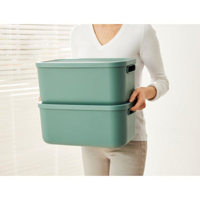 Rotho Decoration Storagebox Albula Light 12 L Misteloe verde