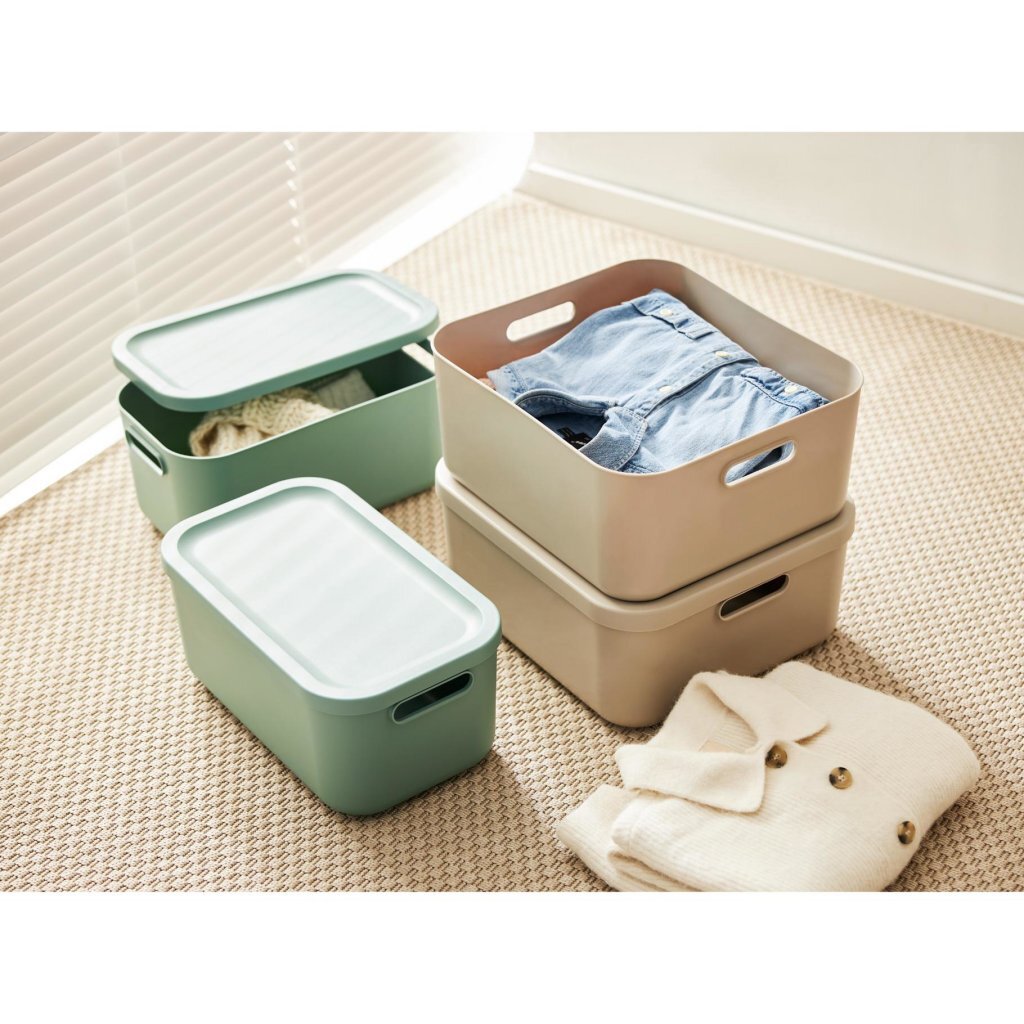 Rotho Decoration StorageBox Albula Light 12 L Migretoe verde