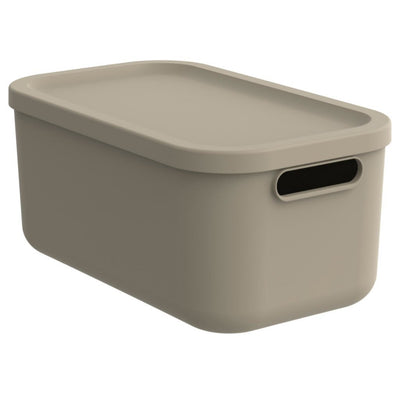 Rotho Decoration Storagebox Albula Light 12 L Cappuccino