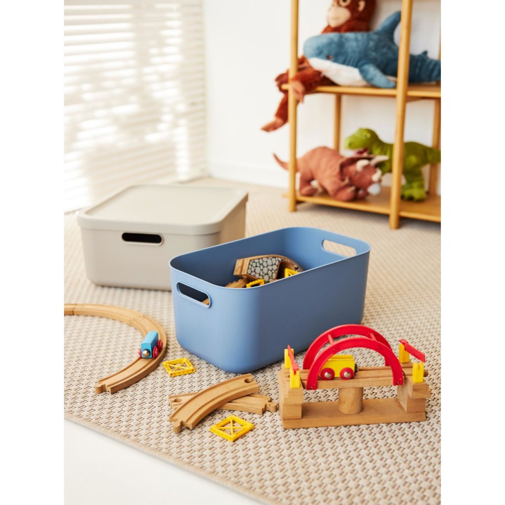 Rotho Decoration Storagebox Albula Light 12 L Horizon Blue