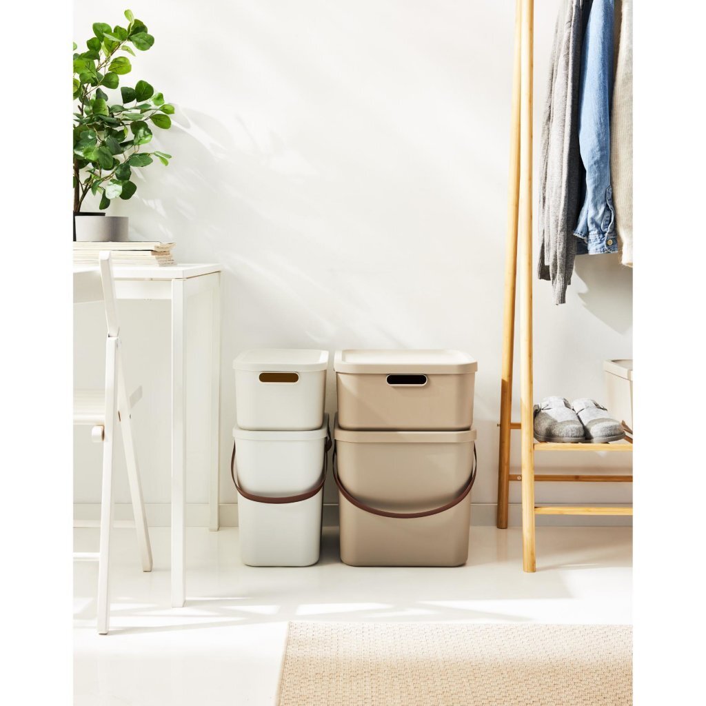 Rotho Rotho Albula Decoration Storagebox 20L Cappuccino