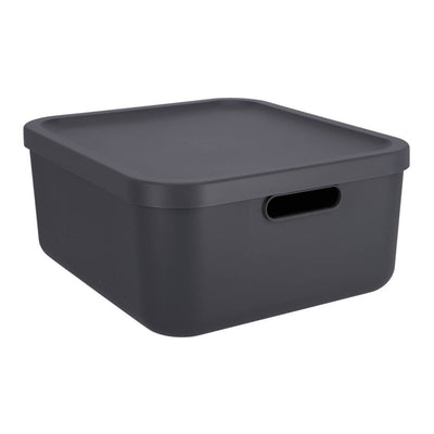 Rotho Decoration Storagebox Albula Light 20 L Antracite