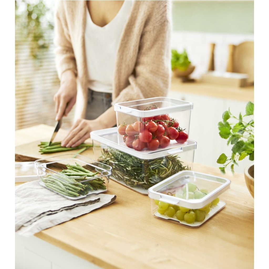 Rotho Rotho Cauma Set Fridge Organizer 1.3L + 2.6L + 4.65L trasparente