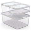 Rotho Rotho Cauma Set Fridge Organizer 4.65L + 2.15L + 2x 1.2L trasparente