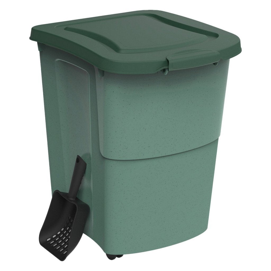 Rotho Mypet Food Contenir + Scoop 38L Green