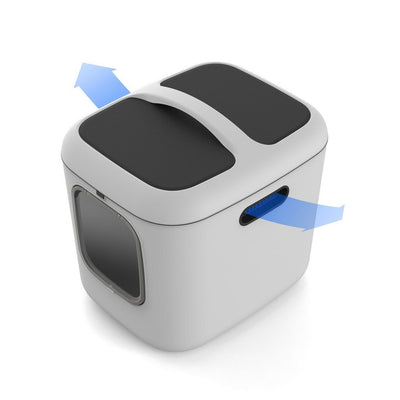 Rotho mypet biala xl lettiera box 61.4x49.2x57.6 cm bianco