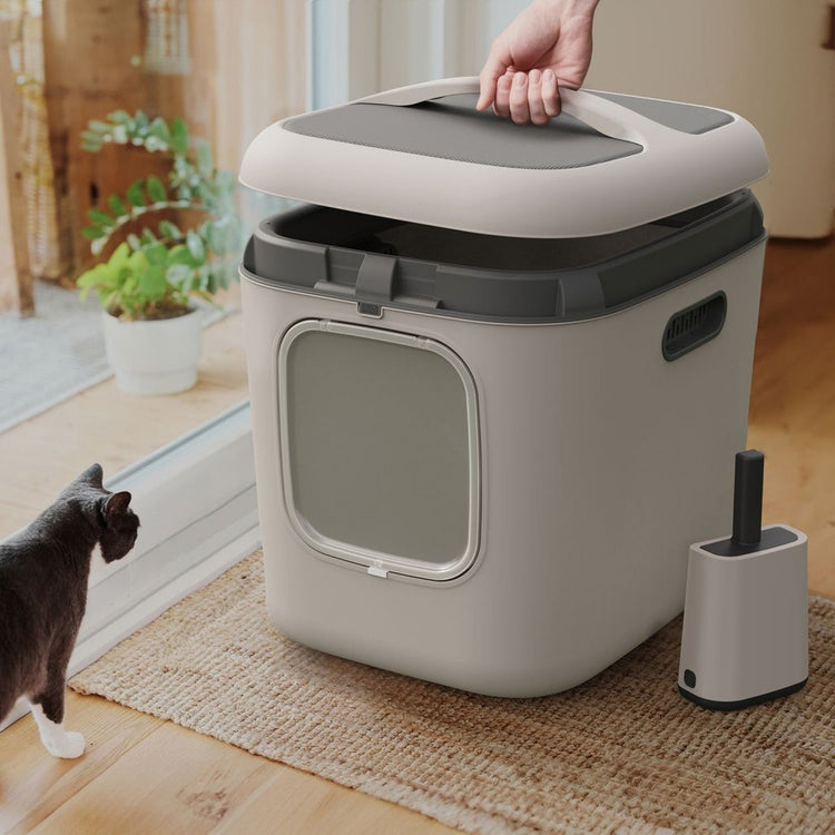Rotho mypet biala xl kattenbak 61.4x49.2x57.6 cm wit
