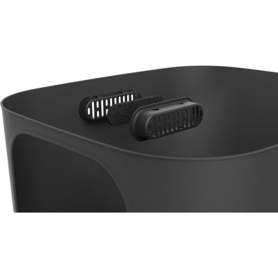 Rotho mypet biala xl kattenbak 61.4x49.2x57.6 cm antracite