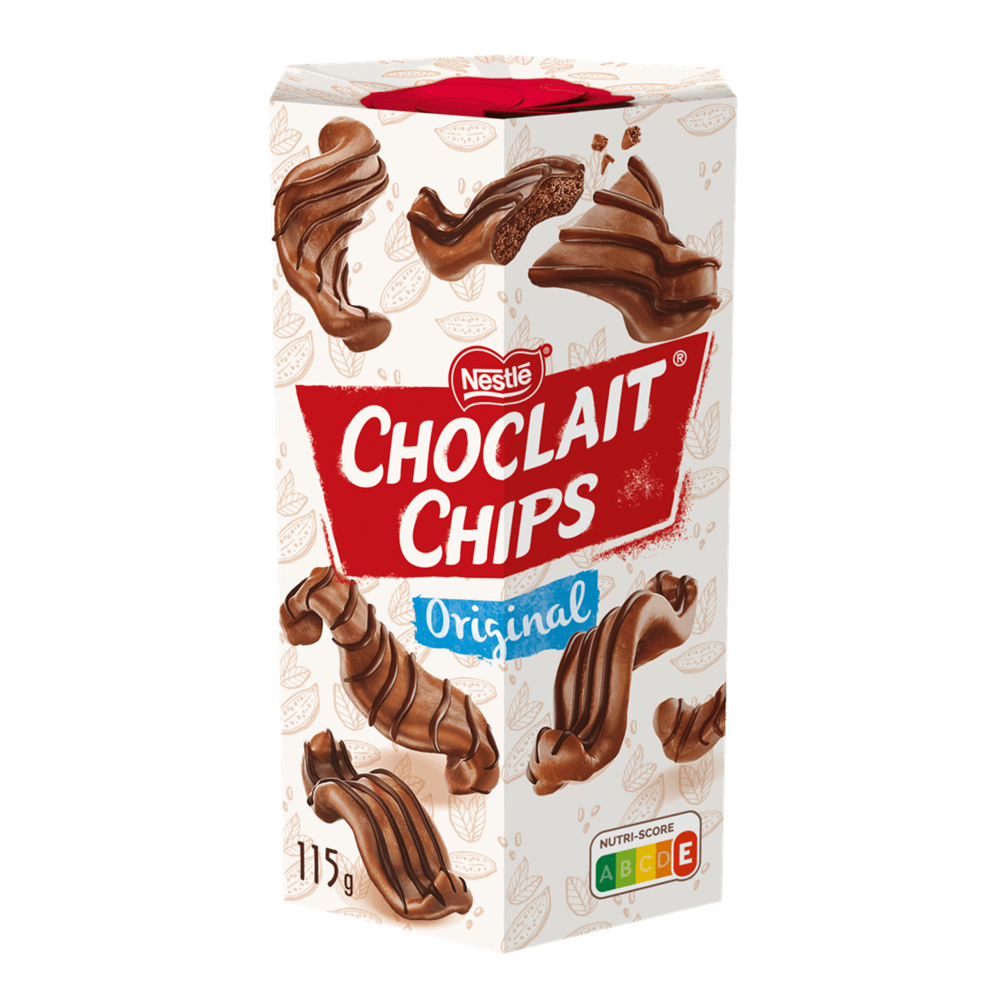 Nestle choclait chips brown (6x 115gr)