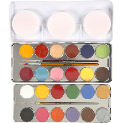 Trucco Eulenspiegel, vari colori, 24 colori 1 set