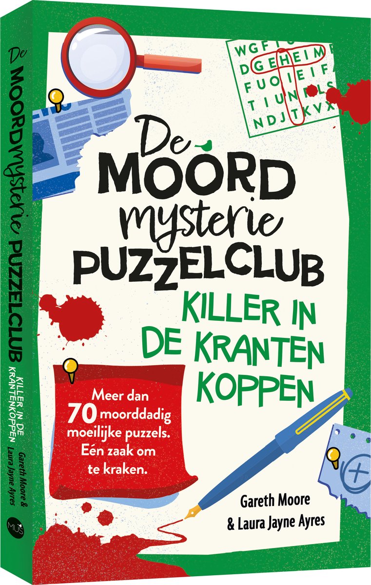 De moordmysterie puzzelclub 3: killer in de krantenkoppen