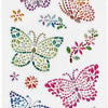 Creative Company Diamant Adesivi farfalla, 1 foglio