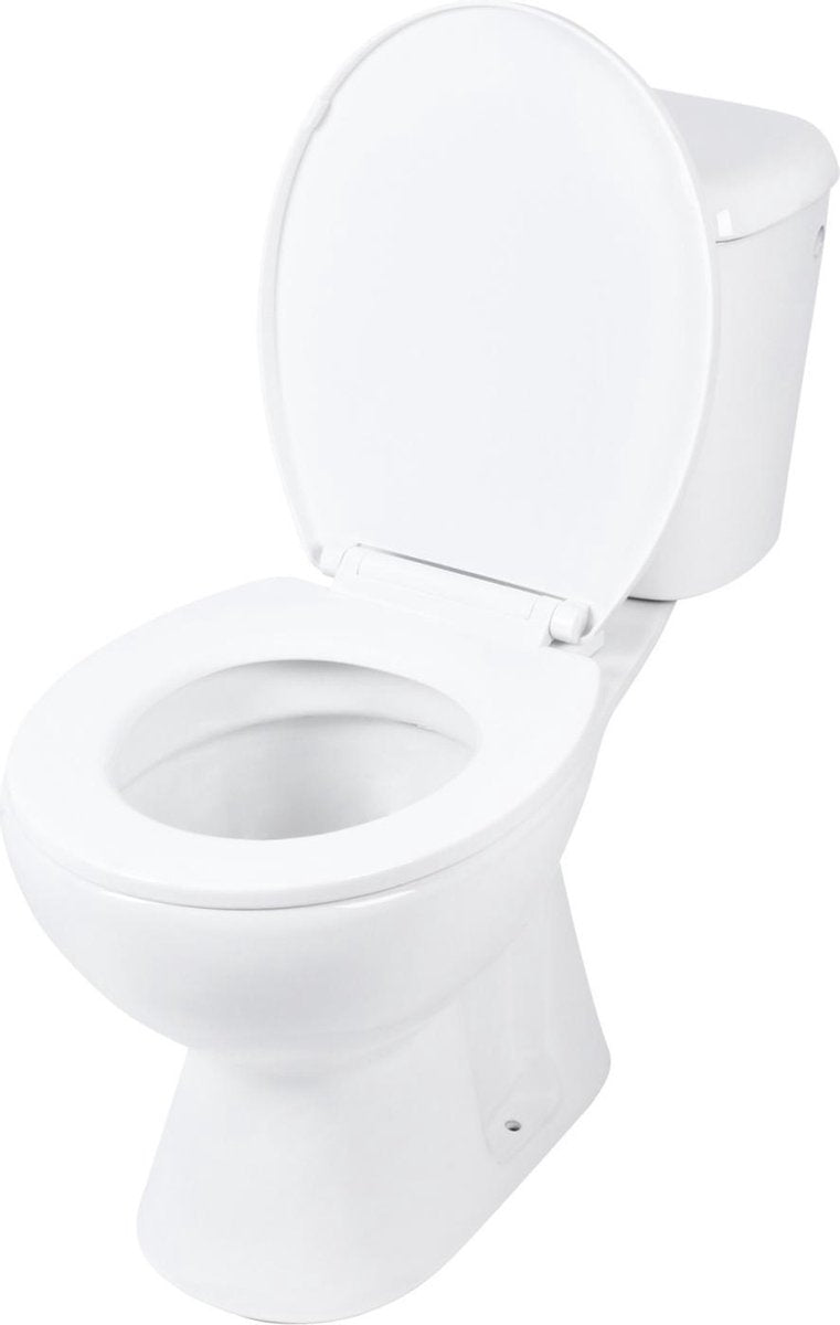 Differnz WC in piedi con uscita PK incluso sedile WC bianco