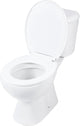 Differnz WC in piedi con uscita PK incluso sedile WC bianco